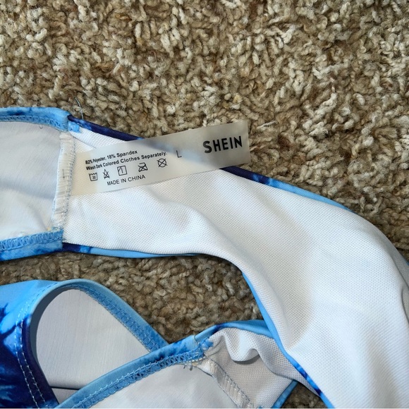 Blue Tie Dye Bikini - Large - Picture 4 of 4